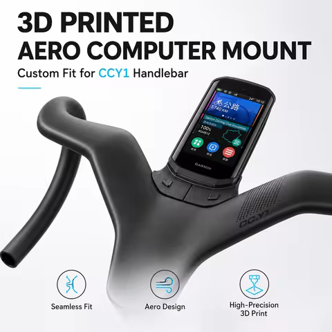 3D Printing Speedometer Bracket For Y1RS CCY1 Integration Aerodync Computer Mount,For Garmin Wahoo B