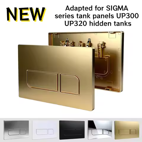 Compatible with Geberit Sigma/01/20/30, Up300/320 Hidden Water Tank Panel Toilet Flush Plate Bathroo