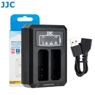 JJC Camera Charger USB Dual Slot for Nikon EN-EL14 EN-EL14a Compatible with Nikon Df D5600 D5500 D53