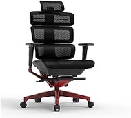 Ergonomic Office Chair Luxury Boss Chair, Upgrade Breathable Mesh Executive Chairs with 3D Armrests and Lumbar Support, Sedentary Comfort Computer Desk Chair */1613 (Color : Red, Size : No)