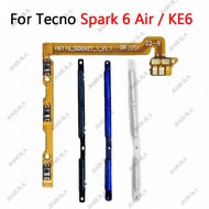 For Tecno Spark 6 Air / KE6 Power Switch Volume Button On Off Flex