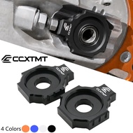 Motorcycle CNC Rear Chain Adjuster Axle Blocks Tensioner For KTM Duke 125/200/390 2011-Later KTM RC 