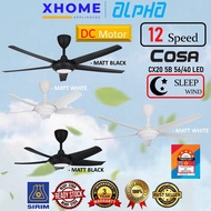ALPHA COSA CX20 LED 5B 56/46/40 inches DC Motor Ceiling Fan with Remote Control
