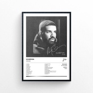 Drake - Scorpion Unframed Poster Print | Polaroid Style | Music Album Cover Artwork