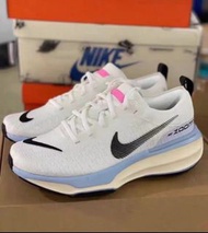 NIKE 耐克 ZoomX Invincible Run 3 白粉色跑鞋