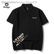 Men's coat❀✥▤Men's new product♤✐summer short-sleeved polo shirt men s T-shirt lapel trendy brand extra-large size 300 kg