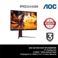 AOC GAMING MONITOR Q27G4S 27"/2540X1440/0.05MS/180HZ/HDMI/HDR10/FAST IPS/3YW