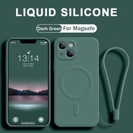 Magsafe Matte Case For iPhone 14 11 12 13 Pro Max 7 8 Plus X XR XS MAX 8Plus 11Pro 14Pro Phone Case 