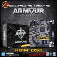 Motherboard ARMOUR H61M-DS3 LGA 1155 MOBO H61M gen 2 & 3 Support nvme