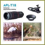 ◰ ✉ APEXEL Universal 18x25 Monocular Zoom HD Optical Mobile Phone Lens Observation Survey Telephoto