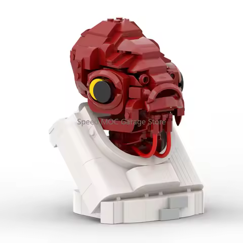 Interstellar Fleet Admiral MOC Building Blocks Galaxy Fish Head General Model Space War Fleet Comman