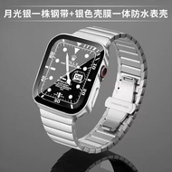 สายนาฬิกา AppleWatch Ultra2 Pure Titanium สายนาฬิกา Smartwatch Titanium Alloy คุณภาพสูง เข็มขัดเหล็ก