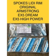 SPOKES RANTING RIM LIDI KON ORIGINAL ARMSTRONG AAP DEPAN BELAKANG FOR EX5 DREAM EX5 HIGH POWER