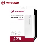 Transcend 創見 2TB StoreJet 25C3S Type-C 2.5吋 外接 行動硬碟（TS-25C3S-2TB）