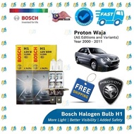 Bosch Halogen H1 💯%Original For Proton Waja Year 2000-2011 All Model Headlamp Light Bulb Mentol Lamp