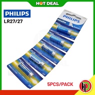 Hotdeal ( 5Pcs Per Pack ) Philips LR27/A27 Long Lasting High Performance Alkaline Battery - Philips 