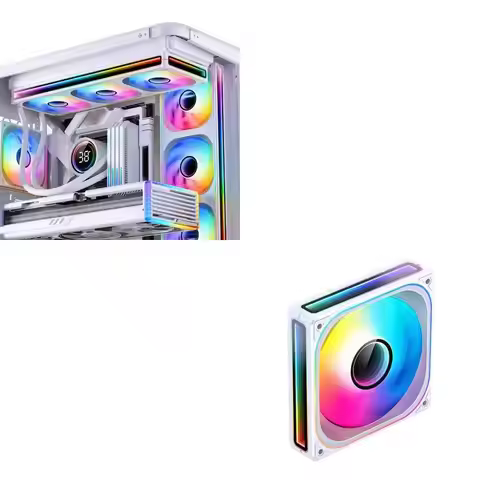 B2RD 120 240 360 Single Frame Fan Unit 3x120mm RGBs Cores LED Fan for Cooling