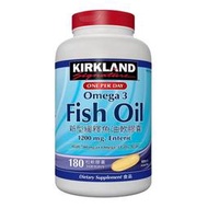 【現貨】Costco 好市多 Kirkland 科克蘭 緩釋魚油 180粒 軟膠囊 omega-3 Fish Oil