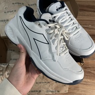Sepatu Tennis Casual Sport Diadora Size 41 Pria Wanita Volee 6 Putih Biru