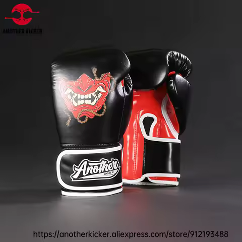 Muay Thai Gloves for Professional Boxers Trainers Mexican Style Boxing Glove for Hard Hitters Shock 