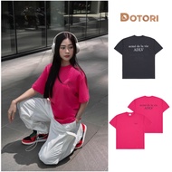 [ADLV] Adlv signature round neck t-shirt genuine logo for men and women wide-form style full trend