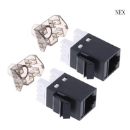 NEX Cat6 RJ45 Ends Cat6 Connector Cat6 RJ45 Connector Ethernet Cable Crimp Connect