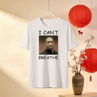 I Cant Breathe George Floyd Memorial T Shirt White Unisex Cotton Tee For Men And Women Casual Street