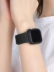 2 piezas Correa de reloj nailon &amp; Funda para reloj compatible con Apple Watch