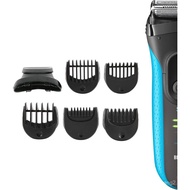 Electric Shaver Trimmer Head for Series 3, Electric Head with 5 x Guide Comb 1/2/3/5/7mm, Replacemen