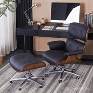 Minimalist Lounge Chair Eames Leather Leisure Chair Wide Space Sofa Chair Single Ergonomic Chair Ita
