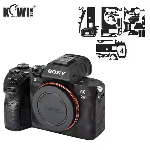 Camera Body Sticker Protective Skin Film Kit For Sony A7 III A7R III A7III A7RIII A7M3 A7R3 Anti-Scr