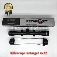 Rifflescope Retarget Teleskop 4x32 4x32E 4x32AO Kekeran Object Airsoft Kekeran