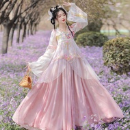 Hanfu Female Original Hanfu [Spring Butterfly Night] Han Elements Daily Hanfu Heavy Industry Embroidery Elegant Girlfriends Style Ancient Style Ancient Costume