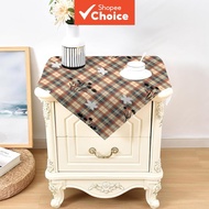 1Pc Floral Plaid Square Tablecloth Kitchen Living Room Decoration