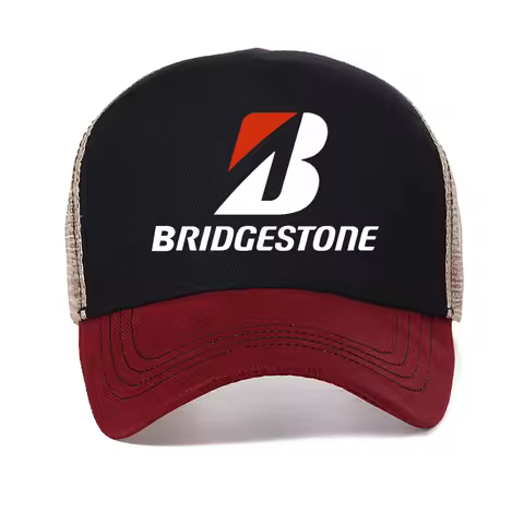 Bridgestone 9 Baseball Cap high quality Men cool Mesh breathable trucker hat outdoor Visor Golf Snap