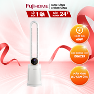 Quạt không cánh FUJIHOME BF307DC tích hợp lọc không khí bằng ion màng lọc Ion bạc - Bảo hành 24 thán