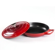 Induction combined IH cast iron pot mini wok pot 20cm