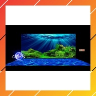 3d painting. stickers for aquariums, arowana fish tanks (back painting)