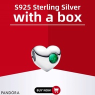 【Duty-Free Selection】Pandora Pure S925 Silver Latest Collection - Engravable May Crystal Birthstone 