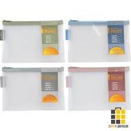 Multi-Purpose Grid Zipper Bag B6 (Color Random Shipping) [Jiucheng Jiu Stationery] Grid Zipper Bag B