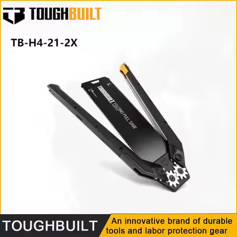 TOUGHBUILT TB-H4-21-2X Folding Panel Saw - Fast Efficient Fine Cutting, Durable Manual Hand Tool