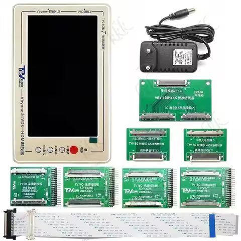 KKK TV160 VbyOne & LVDS-HDMI Converter 7th Generation Mainboard Tester Tool TV160-7 4K Tester