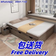 榻榻米床架 可儲物床架 置物床 收納床 高箱床 雙人床 箱體床 包送貨