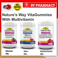 Nature’s Way Vita Gummies With Multivitamin Vitamin B, C,D, E Biotin Women/Men 50s or 60s