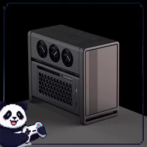 Xikii Ff04 Lp Itx Mini Case Cnc All Aluminum With Enp-8345l Silent Power Supply Desktop Computer Gam