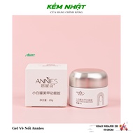 Gel vẽ nổi thủy tinh Annies chính hãng 20g - Gel nặn nail định hình đa năng màu trắng trong suốt tra