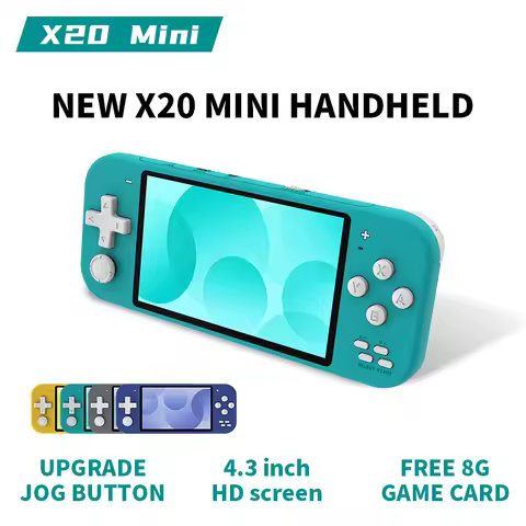 X20 Mini Retro Handheld Console 4.3 Inch Portable Video Game Console for MAME CPS GBA NES GB SEGA NE
