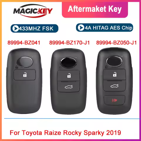 MAGICKEY 89994-BZ041 89994-BZ170 89994-BZ050 For Toyota Raize Rocky Smart Remote Key 434MHz FSK 4A H