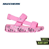 Skechers Girls JGoldcrown Street UNO Lite Sandal Sunny Love Sandals - 314094L-HPMT