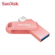 SanDisk Ultra GO 128G 蜜桃橘 OTG Type-C雙用隨身碟 (SD-DDC3-PC-128G)
